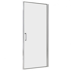 Душевая дверь Abber стекло прозрачное 90х195 см профиль хром 6 мм распашная (AG04090) - фото 1