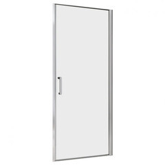 Душевая дверь Abber стекло прозрачное 60х195 см профиль хром 6 мм распашная (AG04060) - фото 1