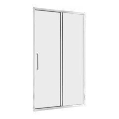 Изображение товара Душевая дверь Abber стекло прозрачное 160х195 см профиль хром 6 мм раздвижная (AG30160H)