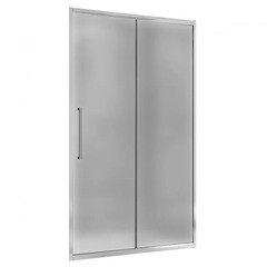 Душевая дверь Abber стекло матовое 150х195 см профиль хром 6 мм раздвижная (AG30150MH) - фото 1