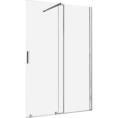 Душевая дверь Abber Komfort стекло прозрачное 120х200 см профиль хром 8 мм раздвижная (AG90120) - фото 1