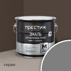 Эмаль Престиж Master Prof для бетонных полов серая полуматовая 4 кг - фото 3