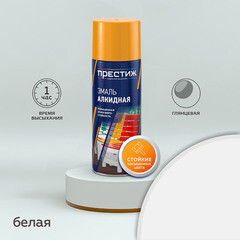 Изображение товара Эмаль аэрозольная Престиж белая глянцевая 425 мл
