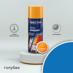 Изображение товара Эмаль аэрозольная Престиж голубая глянцевая 425 мл
