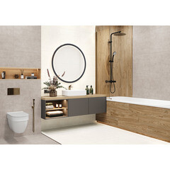 Керамогранит Alma Ceramica Berlin бежевый матовый 600х600х9,5 мм (4 шт.= 1,44 кв.м) - фото 11