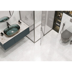 Керамогранит LCM Ice Onyx белый полированный 600х600х8 мм (4 шт.= 1,44 кв.м) - фото 11