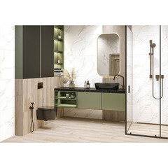 Керамогранит Alma Ceramica Nevada белый лаппатированный 1200x600x8,5 мм (2 шт.= 1,44 кв.м) - фото 10