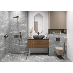 Керамогранит LCM Imperial серый полированный 1200x600x7 мм (2 шт.= 1,44 кв.м) - фото 10