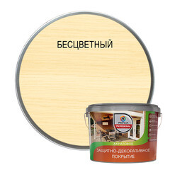 Лак акриловый мебельный Profilux Professional бесцветный 9 л полуматовый - фото 3