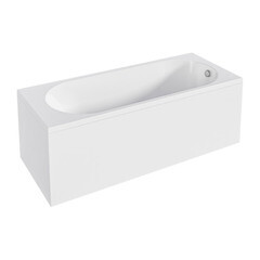 Ванна акриловая 1Marka Monck 170х70 см без ножек (01атл1770) - фото 7