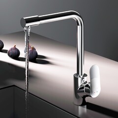 Смеситель для кухни AM.PM Like хром с высоким изливом с подключением к фильтру однорычажный (F8005700) - фото 6