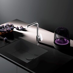 Смеситель для кухни AM.PM Like хром с высоким изливом с подключением к фильтру однорычажный (F8005700) - фото 3