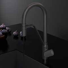 Смеситель для кухни AM.PM Like черный с гибким изливом с подключением к фильтру однорычажный (F8007822) - фото 8