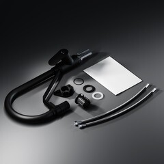 Смеситель для кухни AM.PM Like черный с гибким изливом с подключением к фильтру однорычажный (F8007822) - фото 5