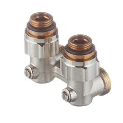 Узел нижнего подключения угловой Oventrop Multiflex F ZB 1/2 НР(ш) х 3/4 EK для радиатора (1015884) - фото 2