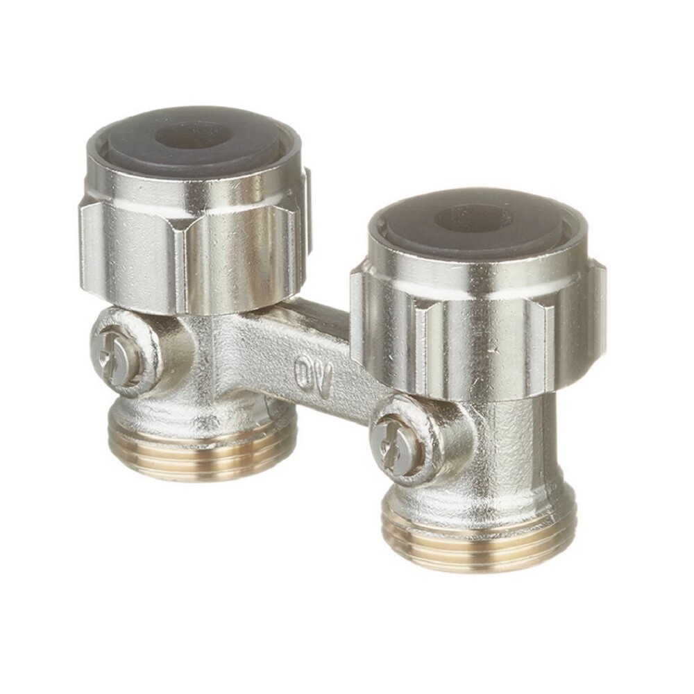 

Узел нижнего подключения Oventrop Multiflex F ZB 3/4 EK х 3/4 EK для радиатора (1015813), Никель