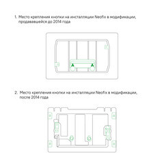 Клавиша смыва для инсталляций Iddis Unifix черная матовая (UNI10B0i77) - фото 4