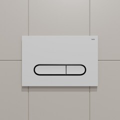 Клавиша смыва для инсталляций Iddis Unifix белая матовая (UNI01WBi77) - фото 4