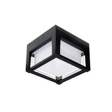 Светильник светодиодный садово-парковый накладной Arte Lamp Ulysses черный 110 мм 4500К 15 Вт IP65 (A6406PF-1BK)