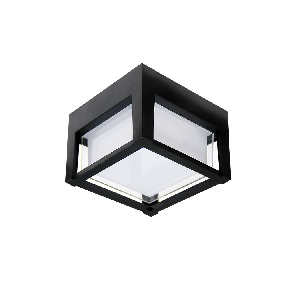 

Светильник светодиодный садово-парковый накладной Arte Lamp Ulysses черный 110 мм 4500К 15 Вт IP65 (A6406PF-1BK)