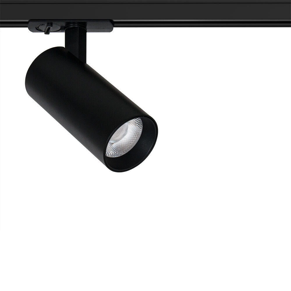 

Светодиодный трековый светильник однофазный Arte Lamp Bene 4000К 15 Вт 4,5 кв.м черный (A1946PL-1BK)