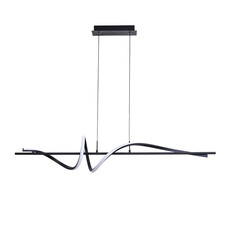 Люстра светодиодная подвесная Arte Lamp Twisted 30 Вт 3000К 5 кв.м (A4587SP-30BK)