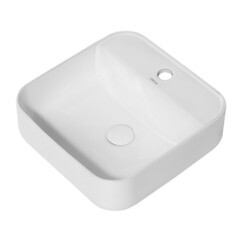 Раковина Abber Rechteck 39 см накладная белая (AC2215) - фото 4