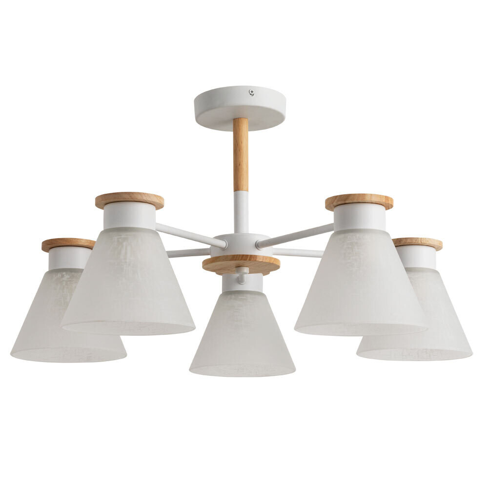 

Люстра подвесная Arte Lamp Tyler E27 60 Вт 15 кв.м (A1031PL-5WH)