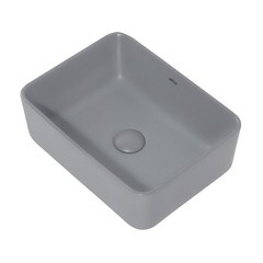 Раковина Abber Rechteck 41 см накладная серая матовая (AC2213MG) - фото 3