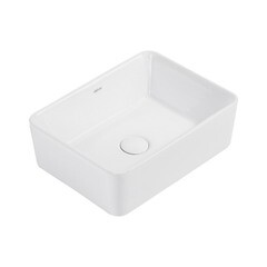 Раковина Abber Rechteck 41 см накладная белая (AC2213) - фото 1