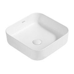 Раковина Abber Rechteck 39 см накладная белая матовая (AC2211MW) - фото 1