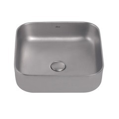 Раковина Abber Rechteck 39 см накладная серебро матовое (AC2211MS) - фото 4