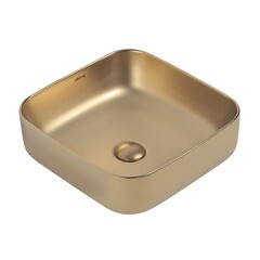 Изображение товара Раковина Abber Rechteck 39 см накладная золото матовое (AC2211MMG)