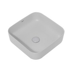 Раковина Abber Rechteck 39 см накладная светло-серая матовая (AC2211MLG) - фото 4