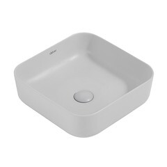 Изображение товара Раковина Abber Rechteck 39 см накладная светло-серая матовая (AC2211MLG)