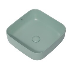 Раковина Abber Rechteck 39 см накладная светло-зеленая матовая (AC2211MCG) - фото 3