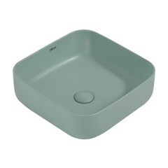 Раковина Abber Rechteck 39 см накладная светло-зеленая матовая (AC2211MCG) - фото 1