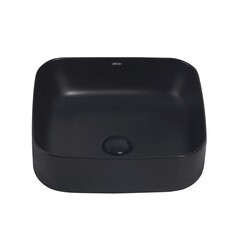 Раковина Abber Rechteck 39 см накладная черная матовая (AC2211MB) - фото 5