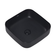 Раковина Abber Rechteck 39 см накладная черная матовая (AC2211MB) - фото 3