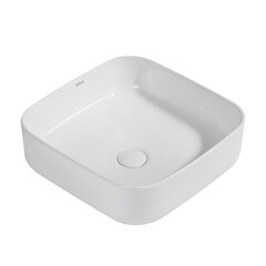 Раковина Abber Rechteck 39 см накладная белая (AC2211) - фото 1