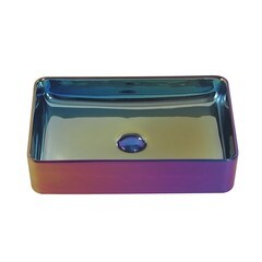 Раковина Abber Rechteck 51 см накладная хамелеон (AC2207Regen) - фото 5