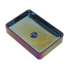 Раковина Abber Rechteck 51 см накладная хамелеон (AC2207Regen) - фото 4