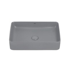 Раковина Abber Rechteck 51 см накладная серая матовая (AC2207MG) - фото 4