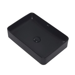 Раковина Abber Rechteck 51 см накладная черная матовая (AC2207MB) - фото 4
