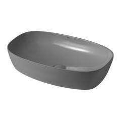 Изображение товара Раковина Abber Rechteck 61 см накладная серая матовая (AC2206MG)