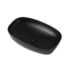 Раковина Abber Rechteck 61 см накладная черная матовая (AC2206MB) - фото 5