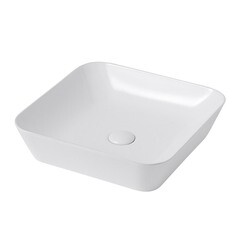 Раковина Abber Rechteck 43 см накладная белая (AC2205) - фото 1