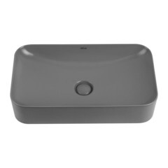 Раковина Abber Rechteck 61 см накладная серая матовая (AC2204MG) - фото 3