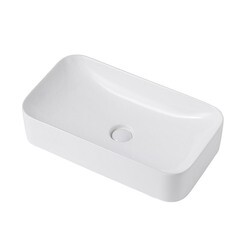 Раковина Abber Rechteck 61 см накладная белая (AC2204) - фото 5