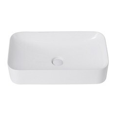 Раковина Abber Rechteck 61 см накладная белая (AC2204) - фото 4